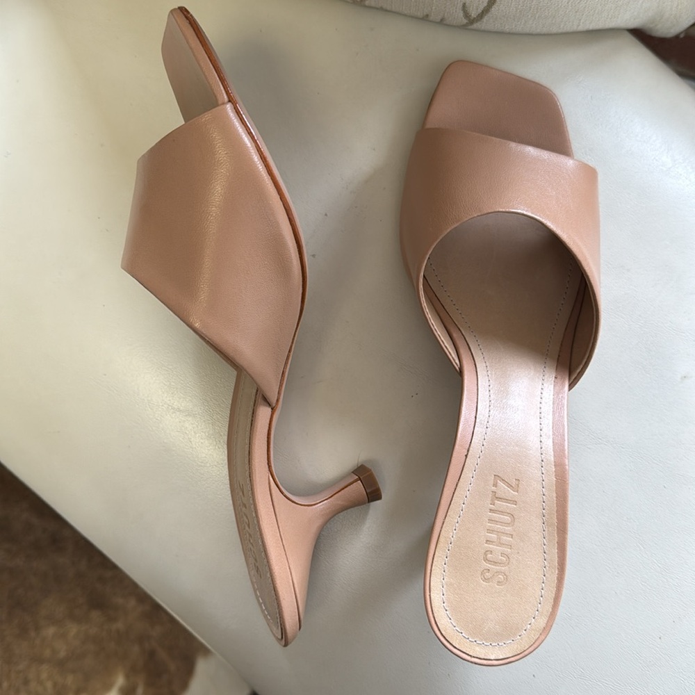 Schutz Open Toe Heels - Picture 7 of 9